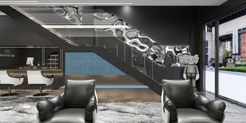 中 央檀府理發(fā)店