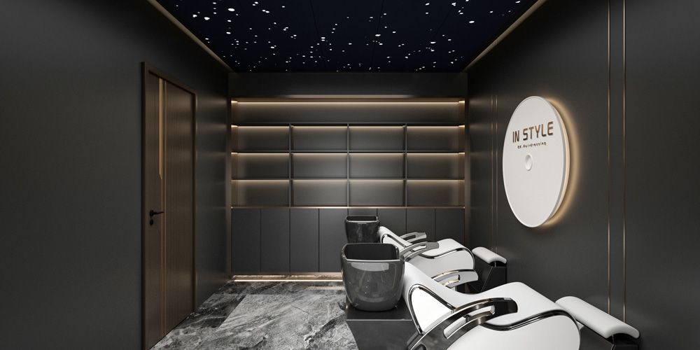 中 央檀府理發(fā)店